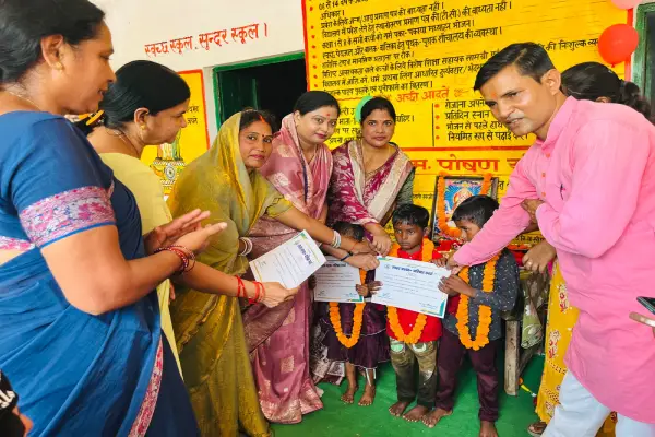 अम्बेडकरनगर के प्राथमिक विद्यालय में सेवा सेतु कार्यक्रम, बच्चों से हुआ संवाद